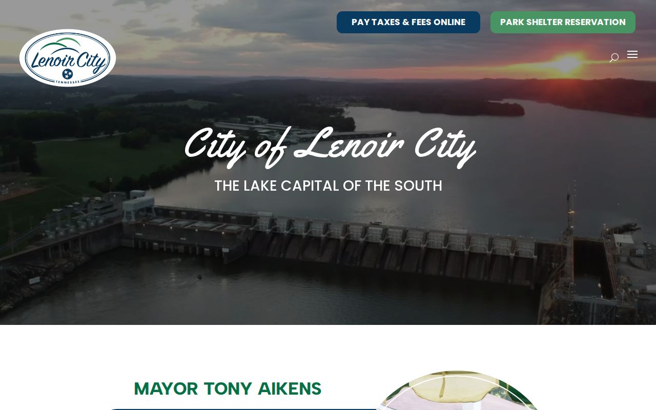 Lenoir City official website for municipal court docket contacts