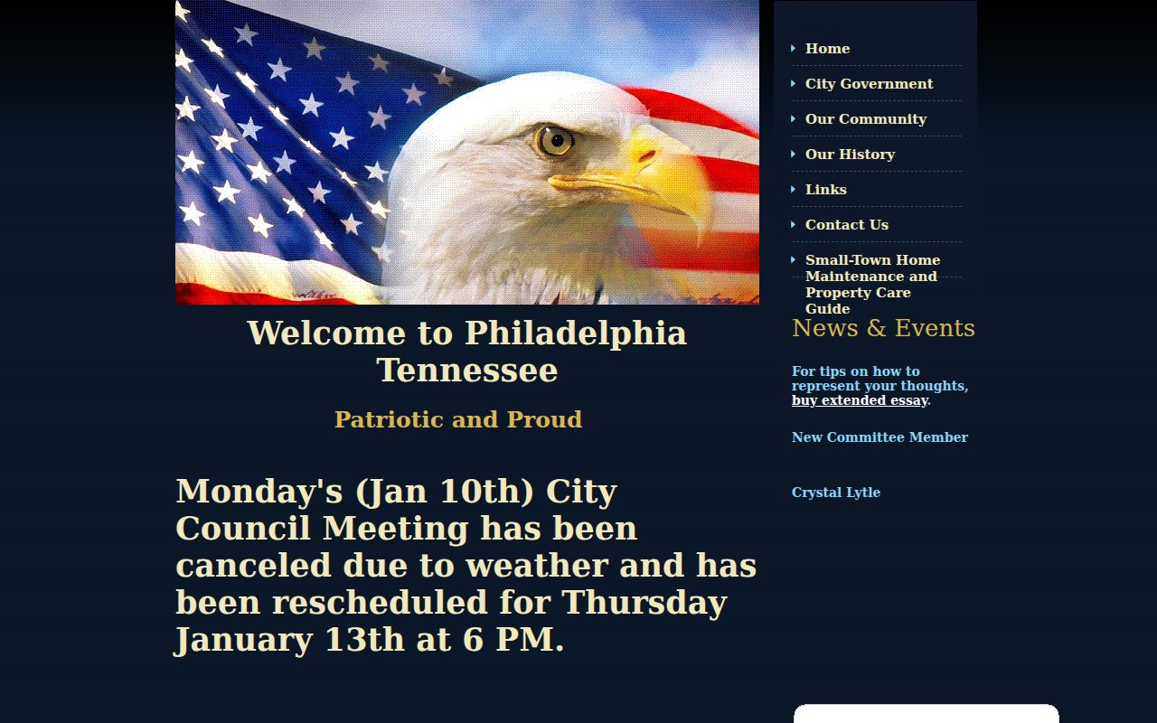 Philadelphia city homepage for municipal court docket routing