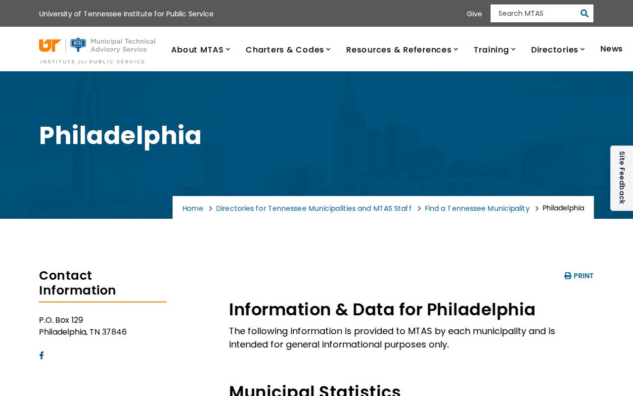 Philadelphia city profile for court docket government context