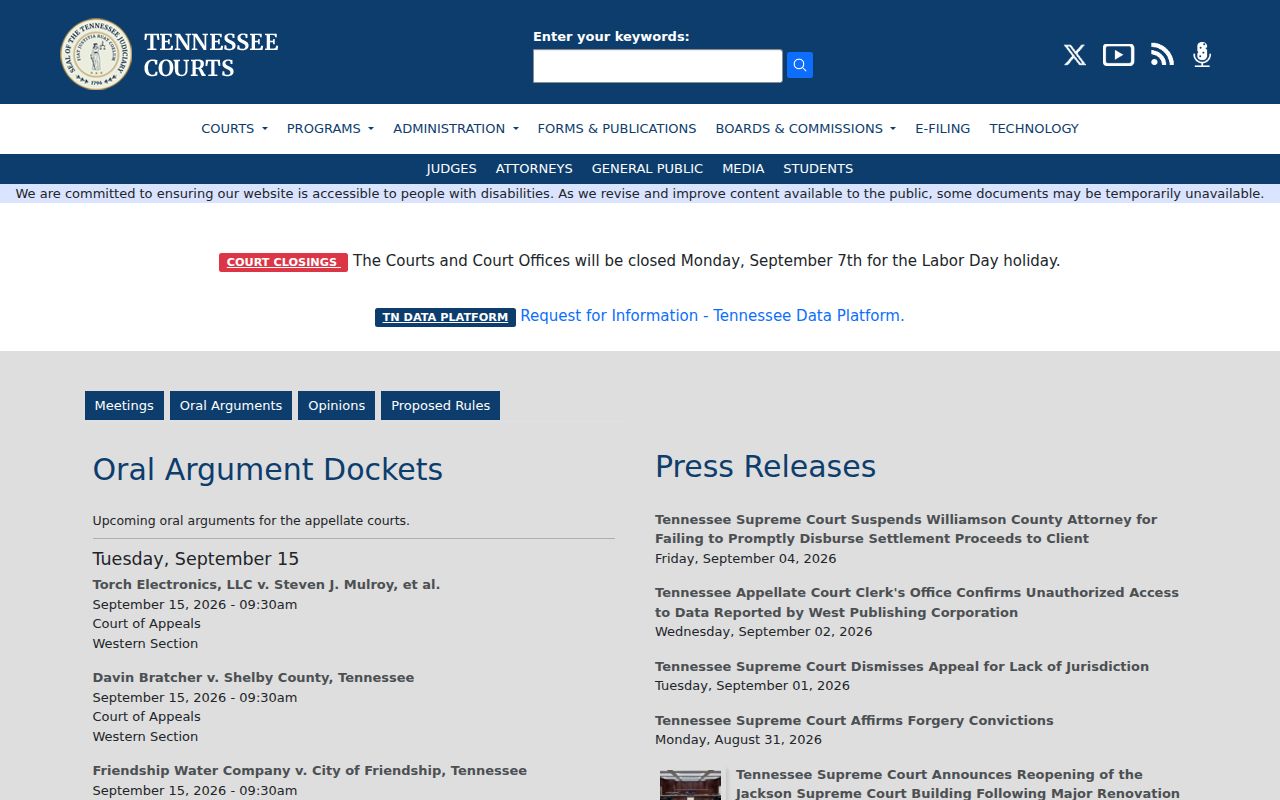 Loudon County court docket Tennessee judiciary homepage